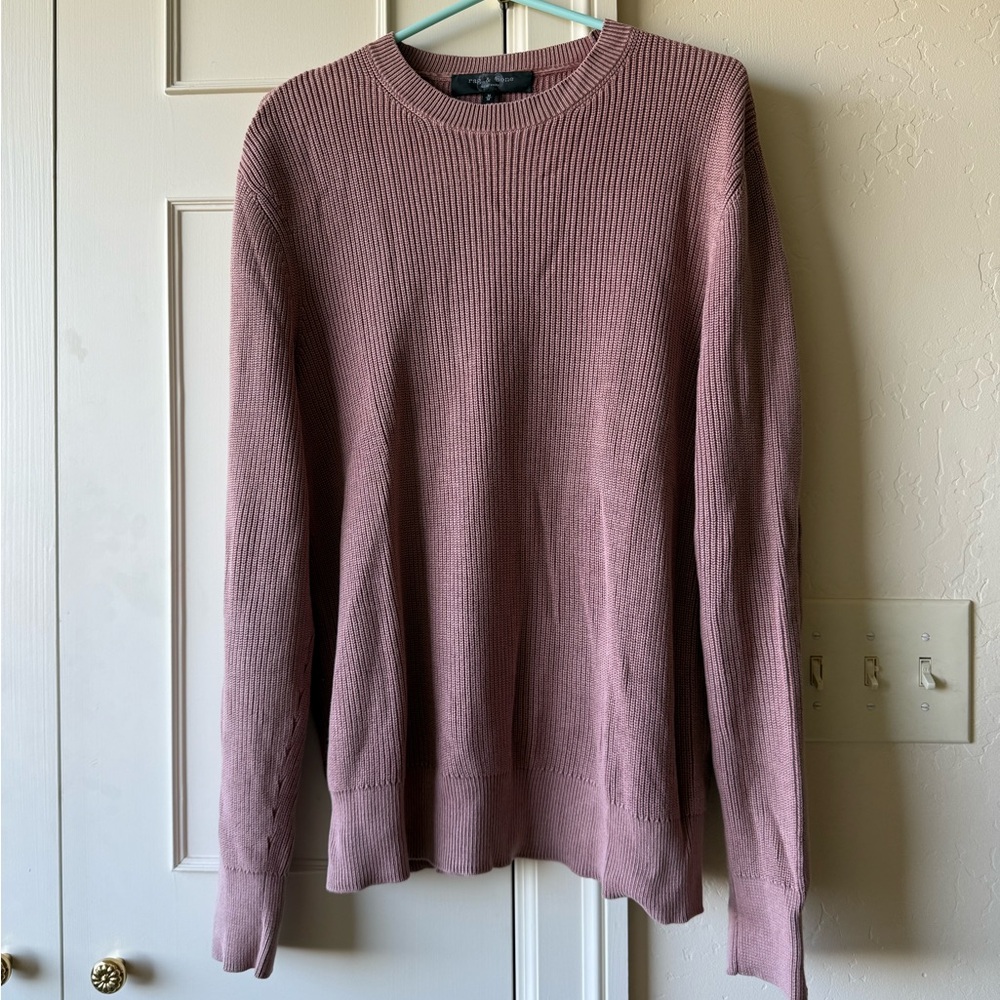 Rag&Bone Mauve Ribbed Sweater Size M
